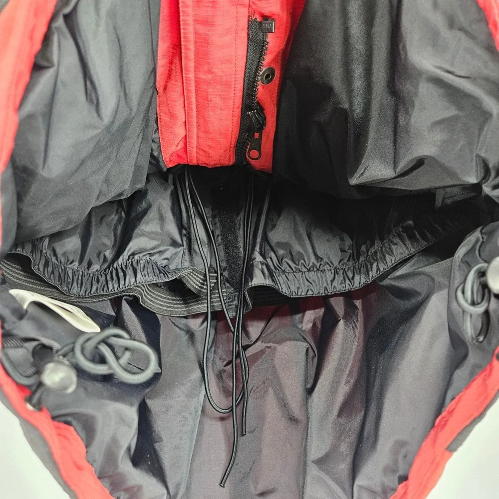 Vintage The North Face Jacket Womens Sz‎ 12 Extreme Light Full Zip Hooded Red